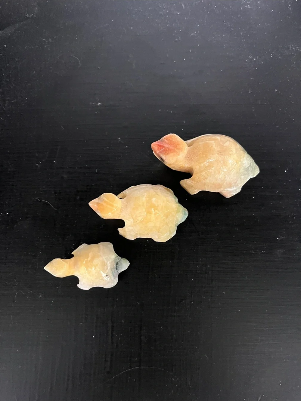 Marble Turtles set of 3